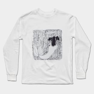 Creepy mermaid Long Sleeve T-Shirt